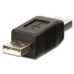 Lindy 71229 adattatore per inversione del genere dei cavi USB A Nero